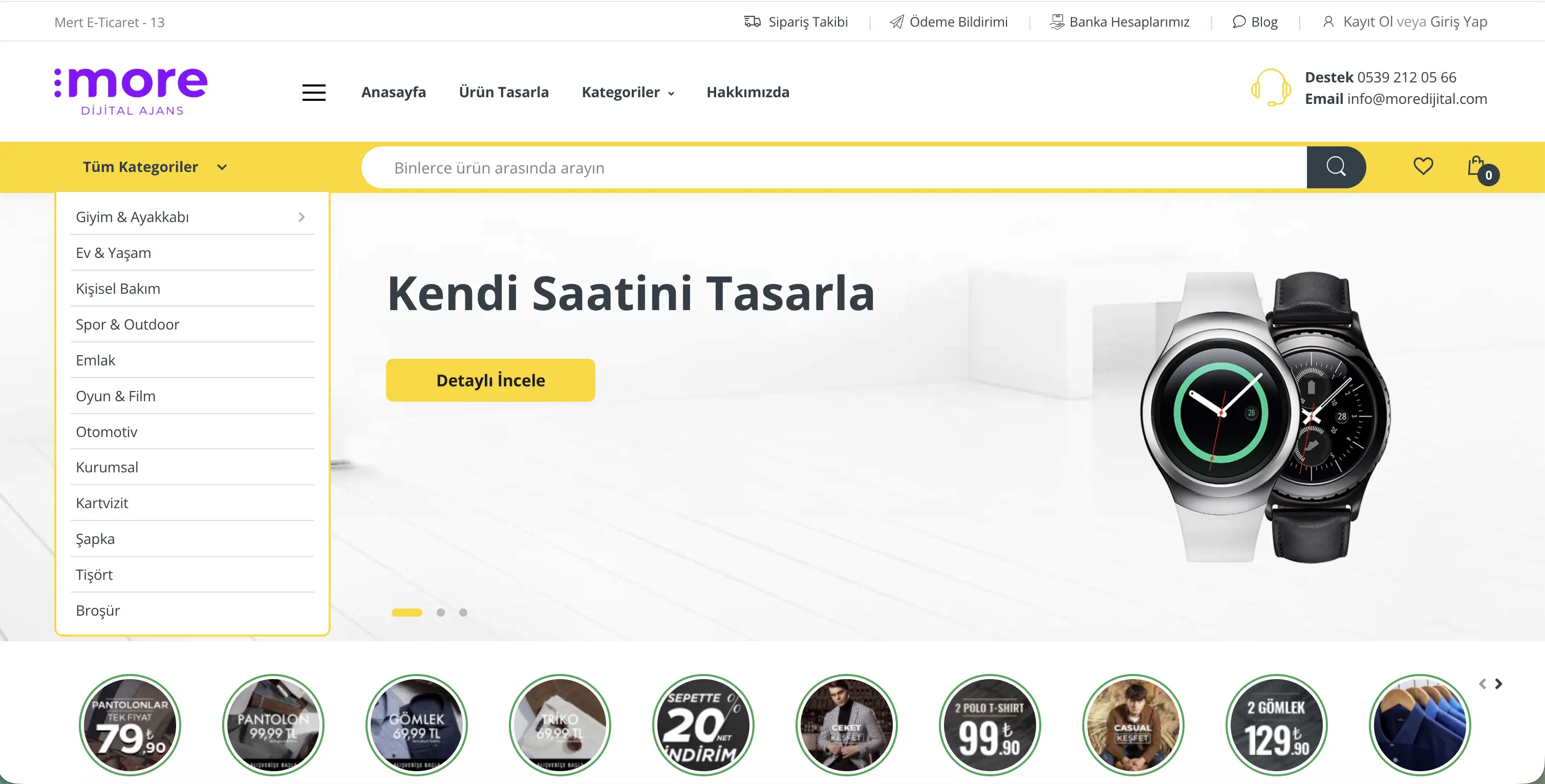 Mert E-Ticaret v13 (Kendin Tasarla)